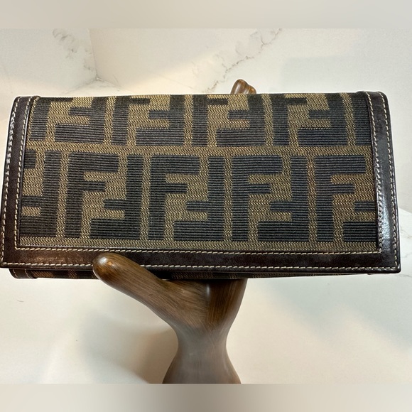 Fendi Handbags - Fendi Zucca Long Wallet
